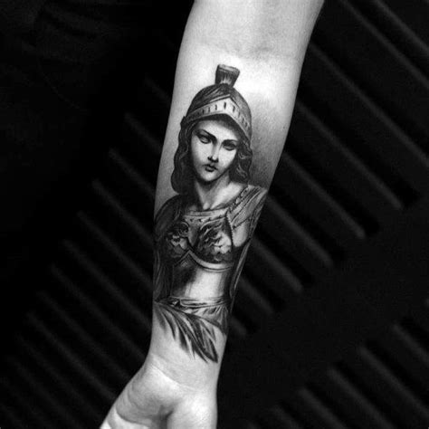 tatuajes de atenea|50 Tatuajes de Atenea (Con el significado)